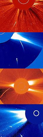 Minigalerie SOHO komet (foto NASA/ESA) 